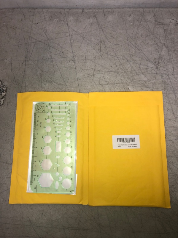 Photo 2 of 2 COUNT- Angrox Multifunctional Ruler Template. It Contains 8 Hexagon, 11 Circles and Other Patterns NO.1802