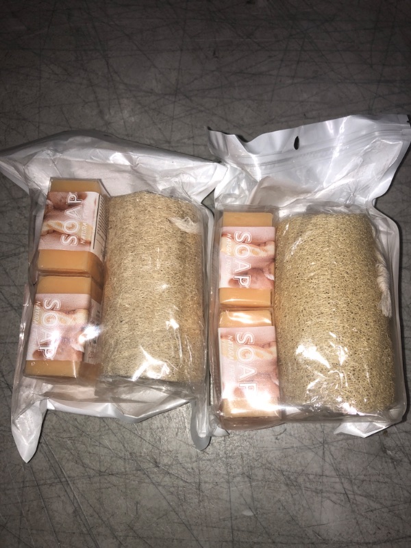 Photo 2 of 2 COUNT- Ginger Soap, Organic Ginger Bath Soap Lymphatic Detox, Lymphatic Detox Soap, Detox Slimming Ginger Soap, Natural Ginger Soap For Swelling And Pain Relief, Suitable For All Skin Types (Ginger Soap 3Pcs+1 bath brush) (Ginger Soap 2Pcs+1 bath brush)