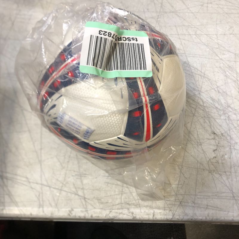 Photo 2 of American Challenge Fusion Soccer Ball White/Navy-Red 3