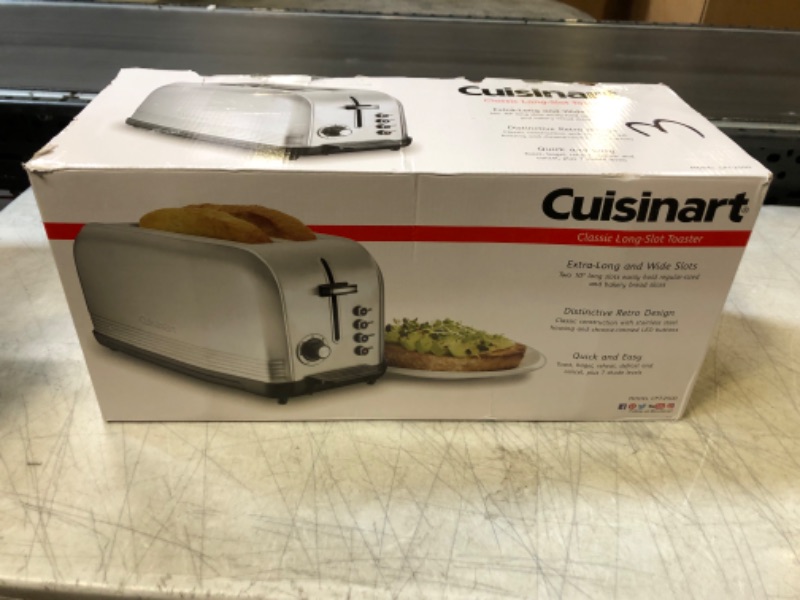 Photo 4 of Cuisinart CPT-2500 Long Slot Toaster, Stainless Steel, Silver, 2-slice long slot
