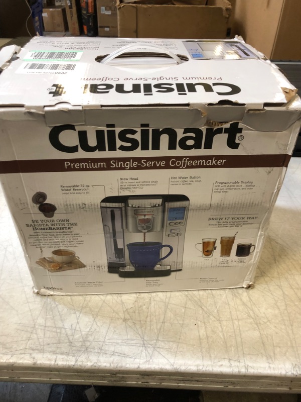 Photo 4 of Coffee Maker by Cuisinart, Single Serve 72-Ounce Reservoir Coffee Machine, Programmable Brewing & Hot Water Dispenser, Stainless Steel, SS-10P1
