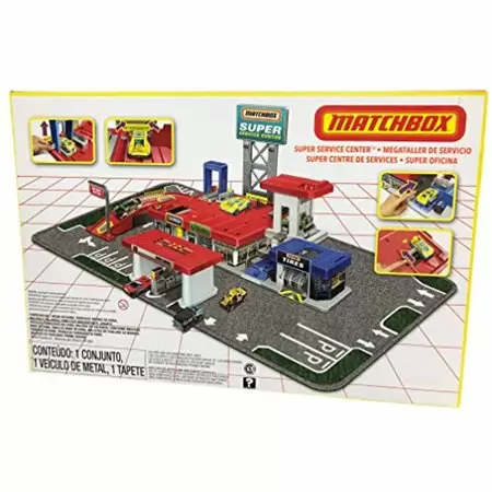 Photo 1 of (1) Pre-owned Near-mint Matchbox 2020 Retro Super Service Center functions work
