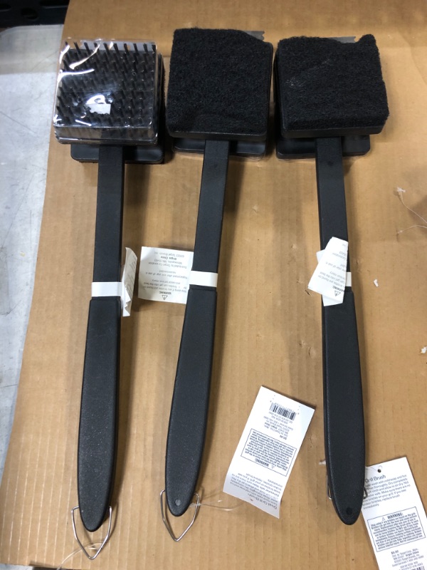 Photo 1 of 3pcs Oversized Dual Grill Brush - Room Essentials