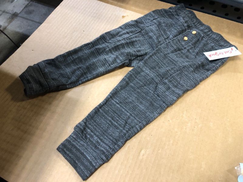 Photo 2 of 2T----Toddler Boys' Jersey Knit Jogger Pull-On Pants - Cat & Jack Charcoal Gray  
