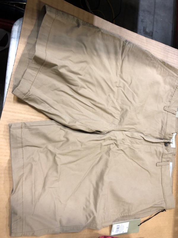 Photo 2 of 36---Men's 10" Linden Flat Front Shorts - Goodfellow & Co Khaki  
