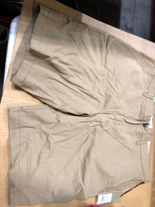 Photo 2 of 40---Men's 10" Linden Flat Front Shorts - Goodfellow & Co Khaki