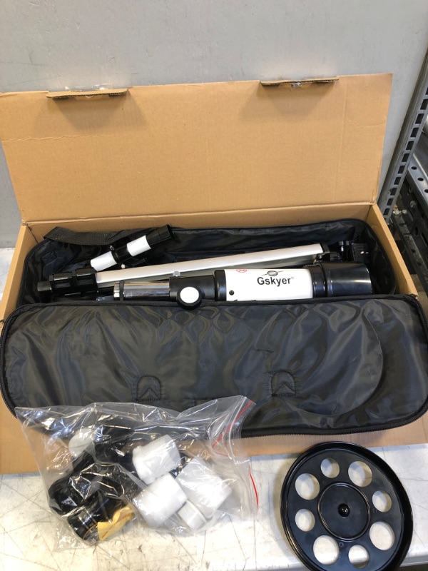 Photo 1 of Gskyer Telescope, 70mm Aperture 400mm AZ Mount Astronomical Refracting Telescope for Kids Beginners - Travel Telescope with Carry Bag, Phone Adapter and Wireless Remote