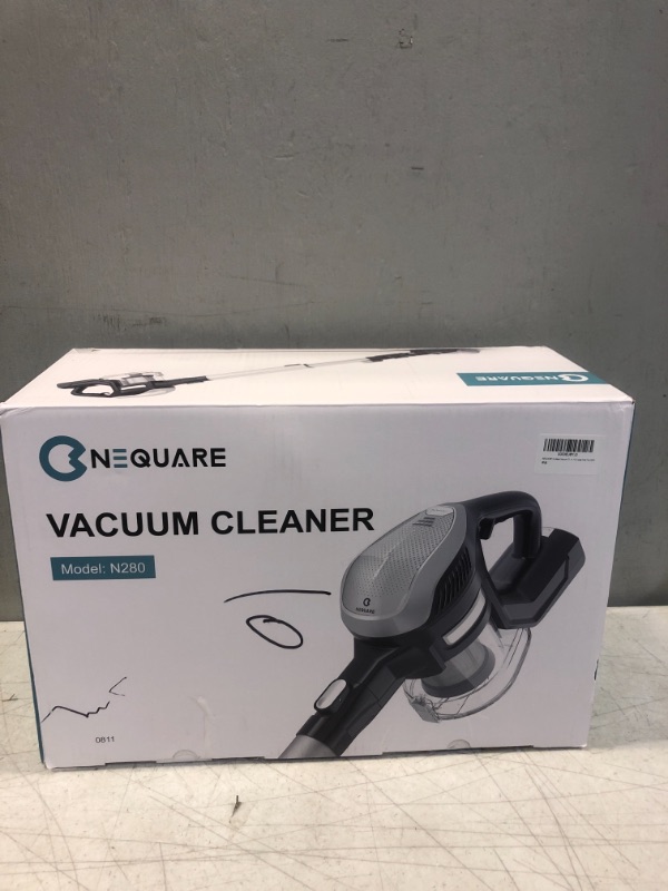 Photo 2 of NEQUARE Cordless Vacuum Cleaner,10-in-1 Lightweight Stick Vacuum 25KPA Strong Suction 280W Brushless Motor,45Min Runtime 2500mAh Battery,Handheld Vacuum Cleaner 1.3L Dust Cup&LED Head for Floor Carpet