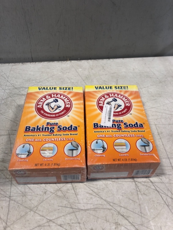 Photo 1 of Arm & Hammer Baking Soda-4LB (01170) 4 Pound (Pack of 2)