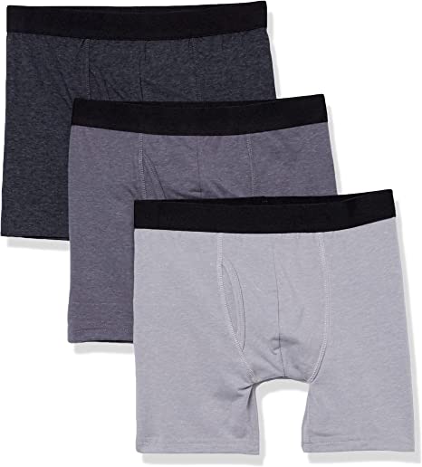 Photo 1 of Amazon Essentials Men's 3-Pack Boxer Shorts Large