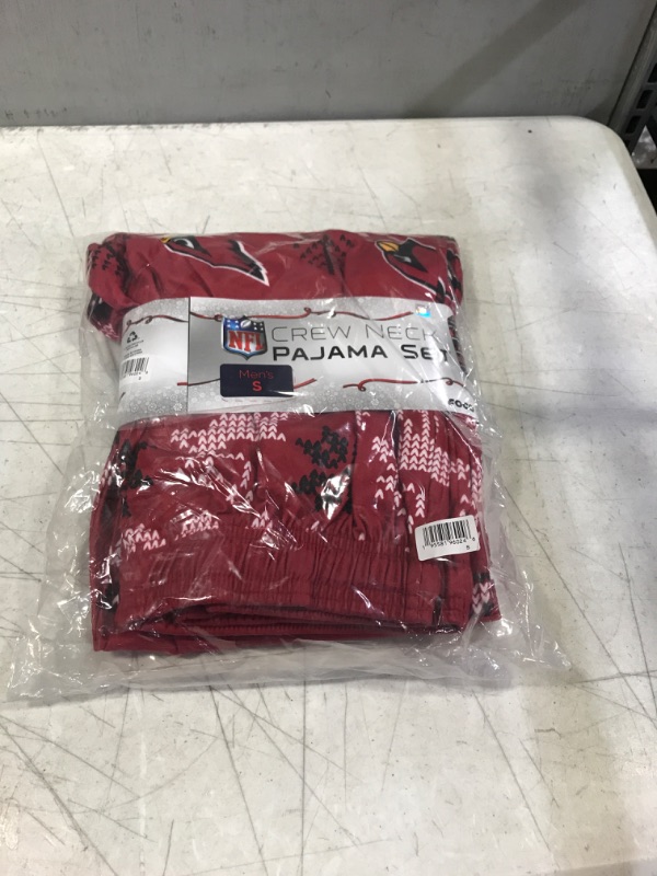 Photo 2 of FOCO NFL Team Ugly Pattern Matching Set Family Holiday Pajamas Arizona Cardinals 9-2660 Holiday Ugly Pattern Size small