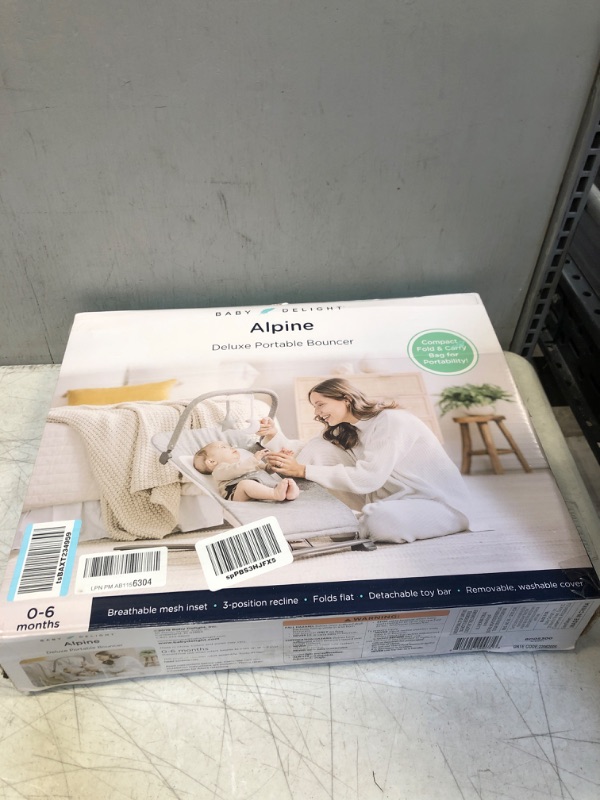 Photo 1 of Baby Delight Alpine Deluxe Portable Bouncer - Black