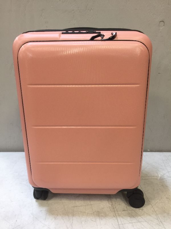 Photo 5 of COOLIFE Luggage Suitcase Piece Set Carry On ABS+PC Spinner Trolley with pocket Compartmnet Weekend Bag (Sakura pink ---HAS SMALL STAIN INSIDE-- 