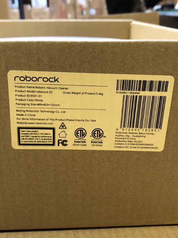 Photo 4 of roborock E5 Mop Robot Vacuum Cleaner