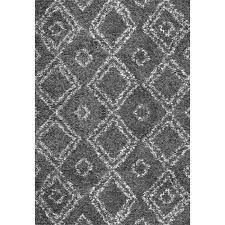 Photo 1 of 10' x 7'8" nuLOOM Iola Easy Shag Lattice Rug