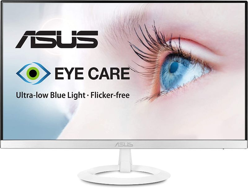 Photo 1 of ASUS VZ239H-W 23” Full HD 1080p IPS HDMI VGA Eye Care Monitor (White)
