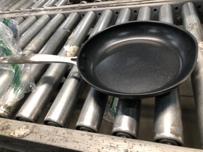 Photo 2 of **MINOR DAMAGE** Good Grips 10 in. Hard-Anodized Aluminum Ceramic Nonstick Frying Pan in Black