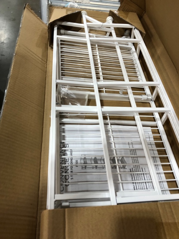 Photo 2 of 
Convenience Concepts Xtra Storage 5 Tier Folding Metal Shelf, White
Color:White
Style:Metal Shelf