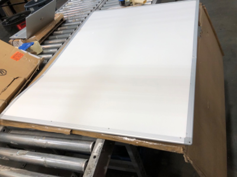 Photo 3 of ** board is completely dented,  board only view photos**
Board2by Cork Board Bulletin Board 36 x 48, Silver Aluminium Framed 4x3 Corkboard, Office Board for Wall Cork, Large Wall Mounted Notice Pin Board Silver 36" x 48"