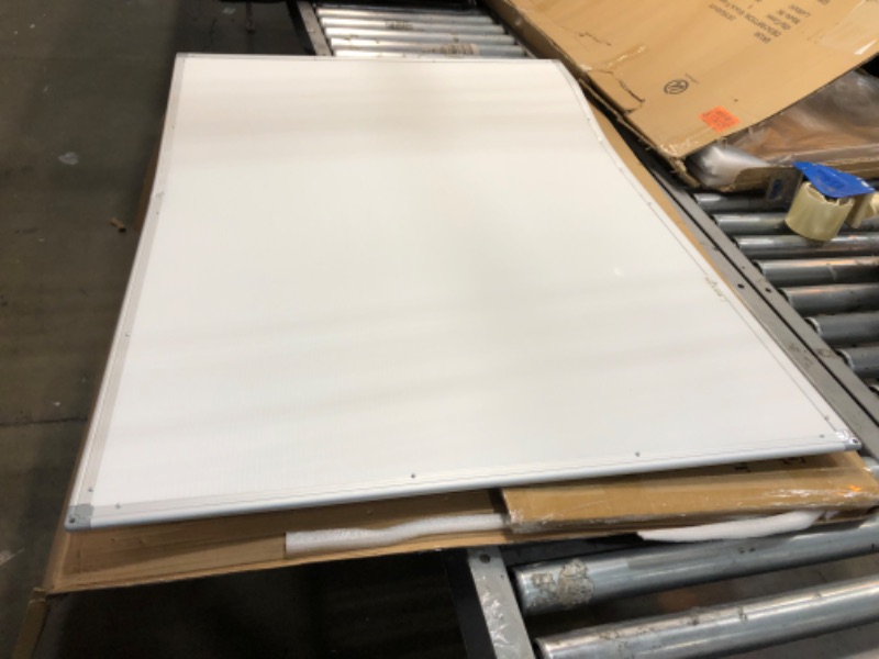 Photo 4 of ** board is completely dented,  board only view photos**
Board2by Cork Board Bulletin Board 36 x 48, Silver Aluminium Framed 4x3 Corkboard, Office Board for Wall Cork, Large Wall Mounted Notice Pin Board Silver 36" x 48"