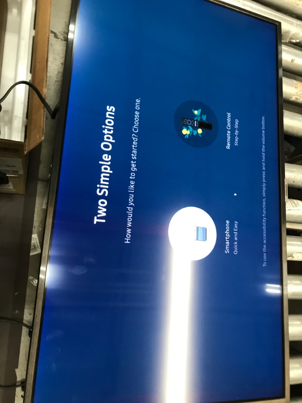 Photo 1 of SAMSUNG 32-Inch Class QLED Q60A Series - 4K UHD Dual LED Quantum HDR Smart TV with Alexa Built-in (QN32Q60AAFXZA, 2021 Model) 32 in TV Only
