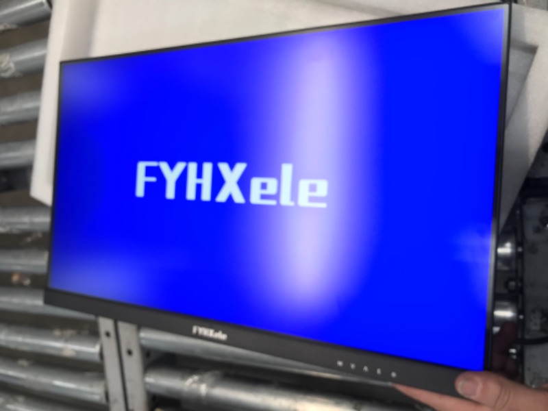 Photo 1 of missing power cable 
FYHXele G2465F Gaming Monitor 24 Inch 165Hz, Support 144Hz 1ms IPS 1920x1080P, 2xHDMI 1xDP, Built-in Speakers, Adaptive Sync, VESA 75mmx75mm, Black
