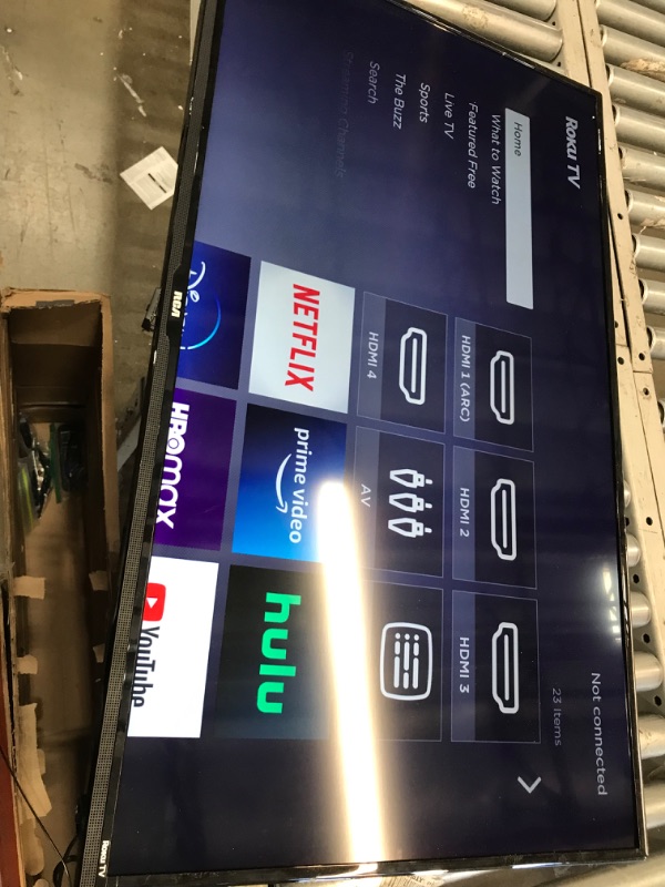 Photo 3 of RCA 43-inch 4K UHD Roku Smart Flat Screen LED TV, 2022 Model