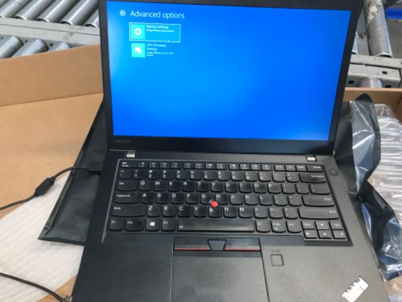 Photo 2 of PARTS ONLY NEEDS PREOFESSIONAL REPAIR HAS LOCKED ACCOUNT 
Lenovo ThinkPad T470S 14 FHD, Core i7 7600U 2.8GHz, 16GB RAM, 512GB Solid State Drive, Windows 10 Pro 64Bit, CAM, (Renewed)
