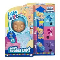 Photo 1 of Baby Alive Baby Grows up Growing and Talking Baby Doll 1 Surprise Doll 8 Accessories
