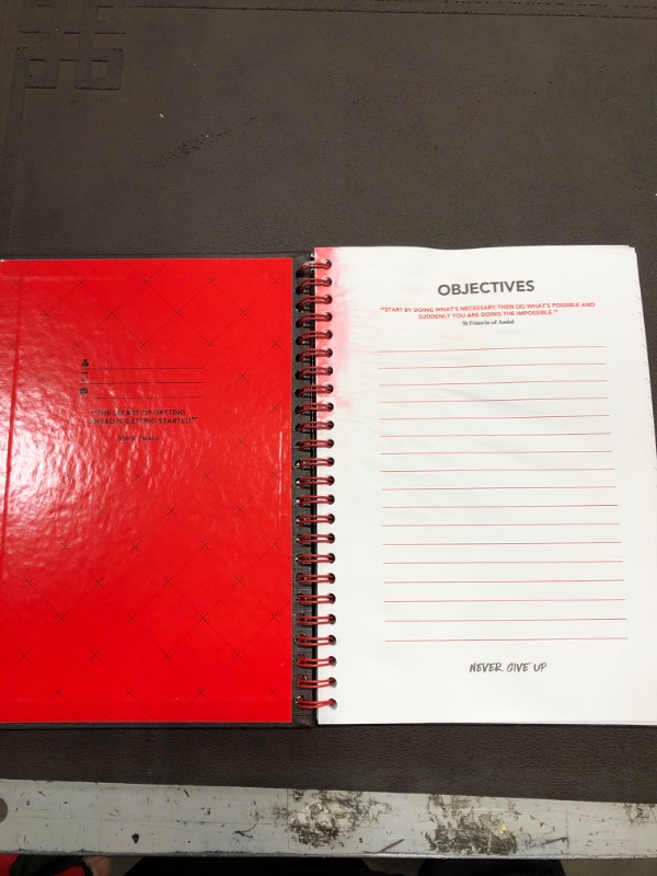 Photo 2 of Black n' Red Notebook, Durable Hardcover, Premium Optik Paper, Scribzee App Compatible, Environmentally Friendly, Spiral Binding, 8-1/4" x 5-1/4", 70 Double-Sided Ruled Sheets, 1 Count (L67000) 1 Count Wirebound Hardcover