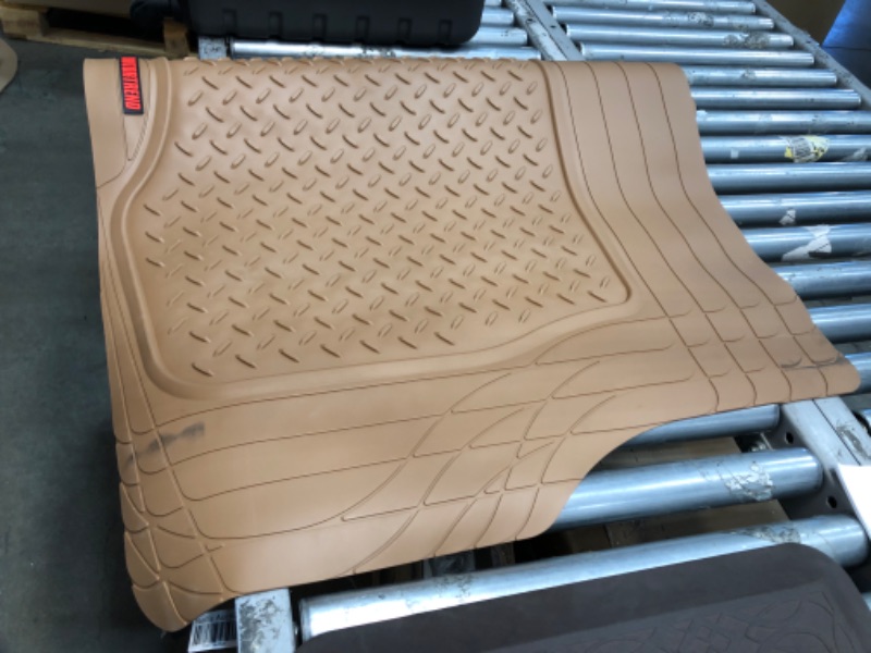 Photo 3 of BDK Premium Cargo Car Trunk Mat/Liner - PVC (Beige) (31.5" x 50") Beige (31.5" x 50")