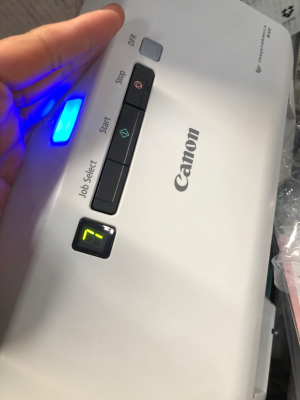 Photo 3 of Canon imageFORMULA R40 Office Document Scanner For PC and Mac, Color Duplex Scanning, Easy Setup For Office Or Home Use, Includes Scanning Software R40 Document Scanner