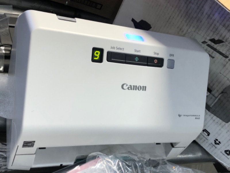 Photo 8 of Canon imageFORMULA R40 Office Document Scanner For PC and Mac, Color Duplex Scanning, Easy Setup For Office Or Home Use, Includes Scanning Software R40 Document Scanner