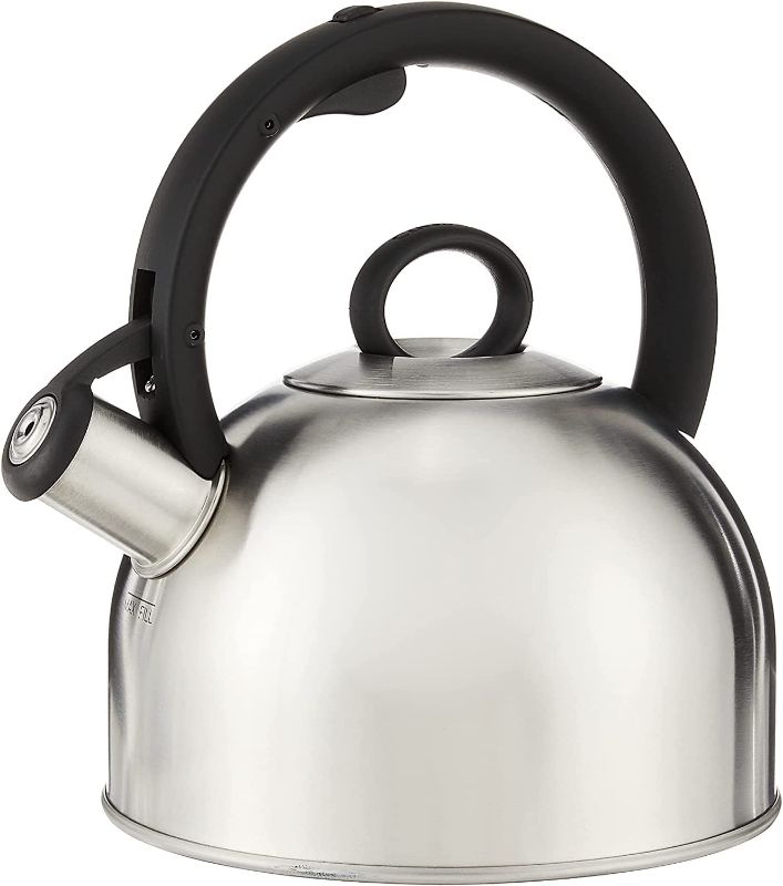 Photo 1 of  2-Quart Teakettle, Make 2-Quarts of Boiling Water in this Classic Tea Kettle, Stainless Steel
