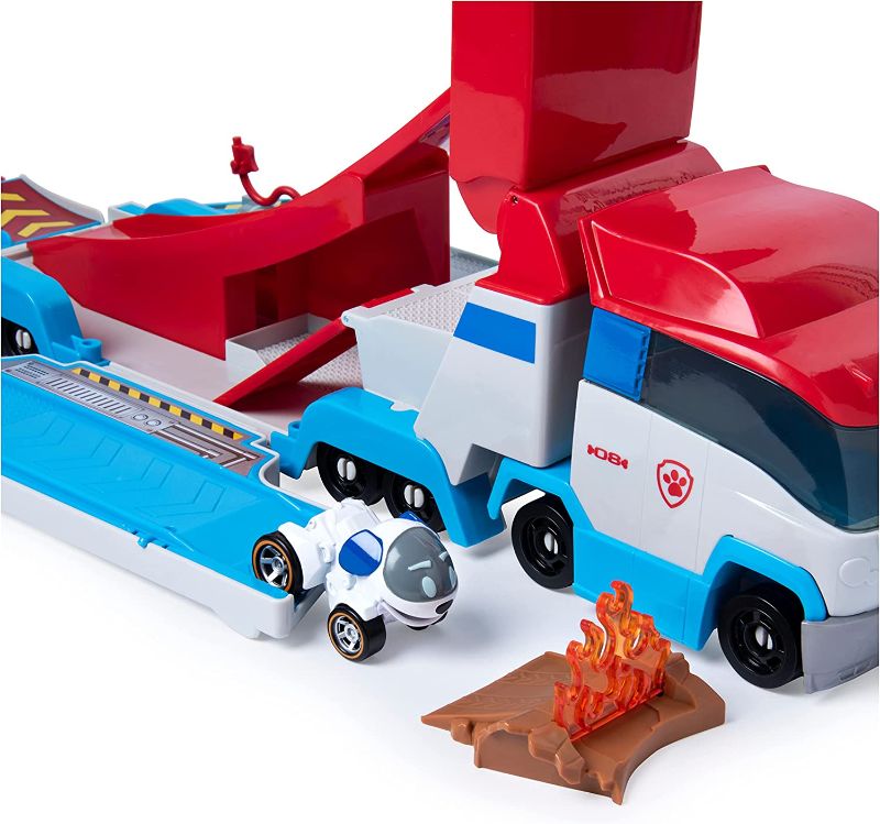 Photo 1 of **SEE NOTES**
PAW Patrol, Launch’N Haul PAW Patroller, Transforming 2-in-1 Track Set for True Metal Die-Cast Vehicles
