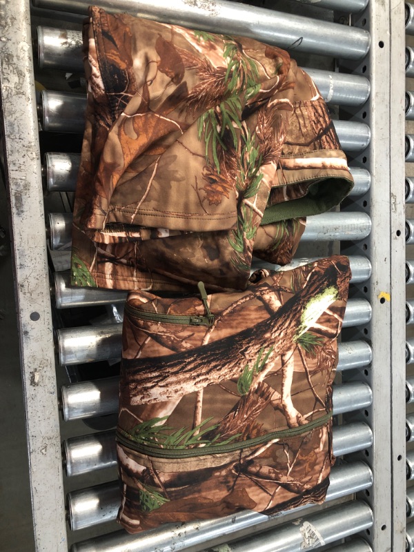 Photo 1 of ADAFAZ Hunting Jacket Waterproof Softshell Hunting Suit Camouflage Hoodie Windproof Camo Coat for Men Hunting