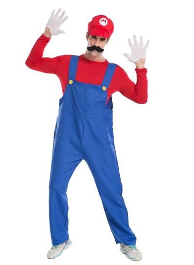 Photo 1 of super mario dress up costume, adult