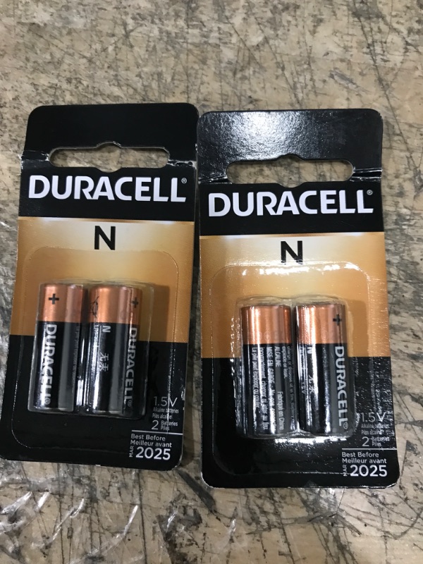 Photo 2 of 2-Duracell N 1.5V Alkaline Battery, 2 Count Pack, N 1.5 Volt Alkaline Battery, Long-Lasting for Medical Devices, Key Fobs, GPS Trackers, and More