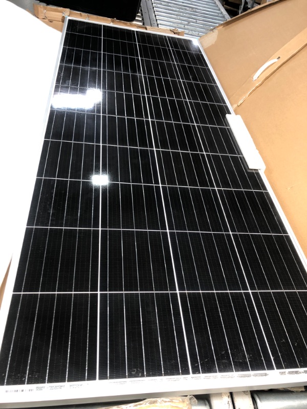 Photo 2 of 200-Watt 12-Volt Monocrystalline Solar Panel for Off Grid Large System Residential Commercial House Cabin Sheds Rooftop