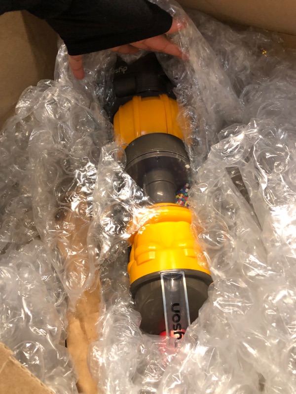 Photo 2 of Casdon Dyson Ball | Miniature Dyson Ball Replica For Children Aged 3+ | Features Working Suction To Add Excitement To Playtime Grey/Yellow