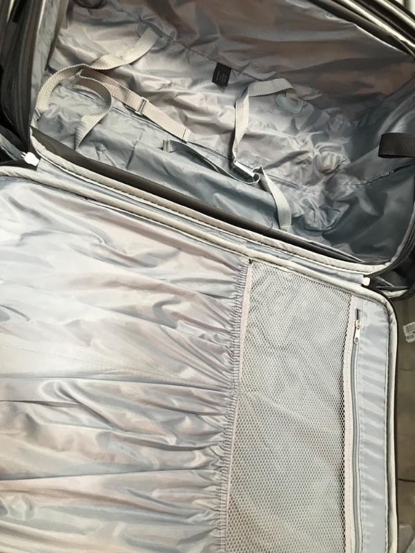 Photo 1 of U.S. Traveler New Yorker Lightweight Softside Expandable Travel Rolling Luggage Set, Gray, 4-Piece (15/21/25/29)
