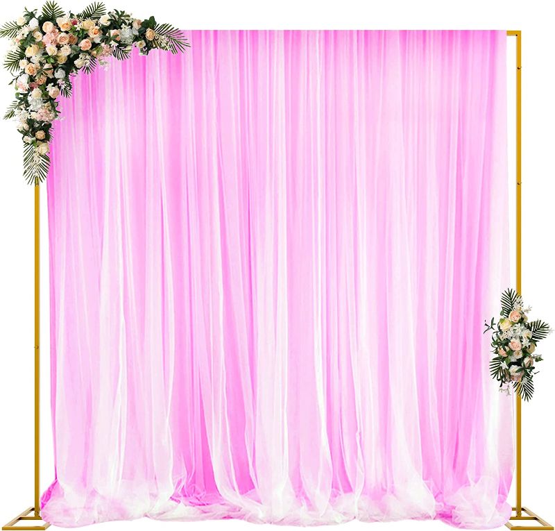 Photo 1 of **SEE NOTES**
Wokceer 10x10FT Backdrop Stand Heavy Duty Pipe and Drape Kit