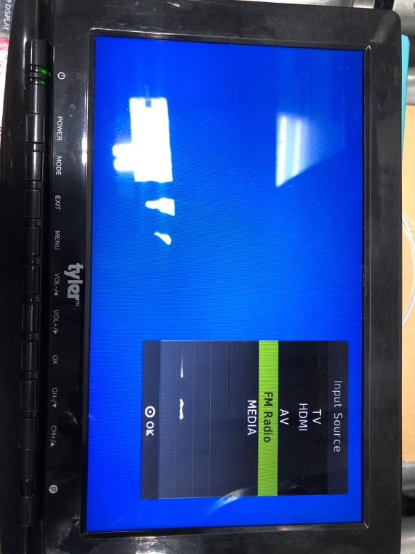 Photo 5 of Tyler TTV706 10” Portable Widescreen 1080P LCD TV with Detachable Antennas, HDMI, USB, RCA, FM Radio, Built in Digital Tuner, AV Inputs, AC/DC, (3) Antennas, and Remote Control