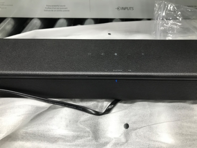 Photo 3 of Sony S100F 2.0ch Soundbar with Bass Reflex Speaker, Integrated Tweeter and Bluetooth, (HTS100F), easy setup, compact, home office use with clear sound black