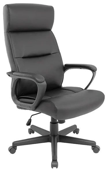 Photo 1 of ***HARDWARE INCOMPLETE***
Staples Rutherford Luxura Manager Chair, Black (ST45608V-CC)
