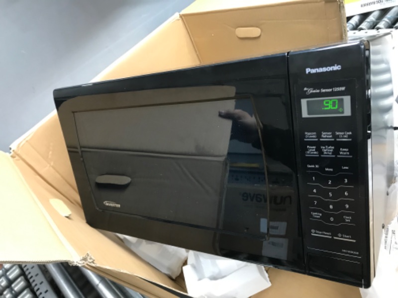 Photo 2 of Panasonic 2.2 Cu. Ft. Countertop Microwave Oven with Inverter Technology, Black