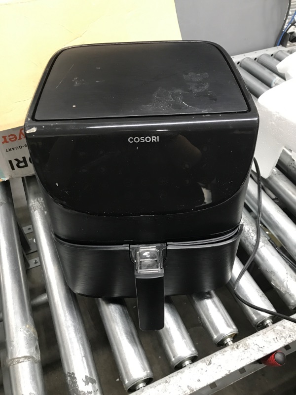 Photo 3 of  TESTED POWER DID COME ON COSORI Air Fryer, 5 Quart Compact Oilless Oven, 30 Recipes, Up to 450?, Dark Grey & Air Fryer Accessories, Set of 6 Fit for Most 5.8Qt and Larger Oven...
