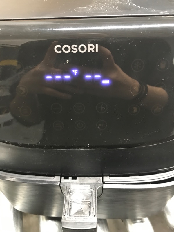 Photo 2 of  TESTED POWER DID COME ON COSORI Air Fryer, 5 Quart Compact Oilless Oven, 30 Recipes, Up to 450?, Dark Grey & Air Fryer Accessories, Set of 6 Fit for Most 5.8Qt and Larger Oven...
