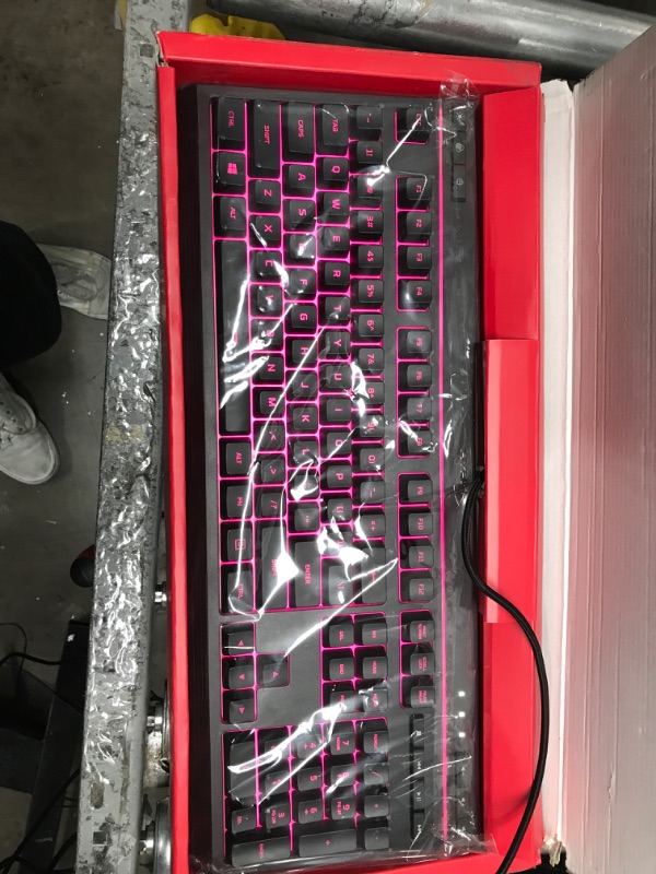 Photo 1 of  TESTED POWER DID COME ON HyperX Alloy Origins - Mechanical Gaming Keyboard, Software-Controlled Light & Macro Customization, Compact Form Factor, RGB LED Backlit - Linear HyperX Red Switch (Black)
