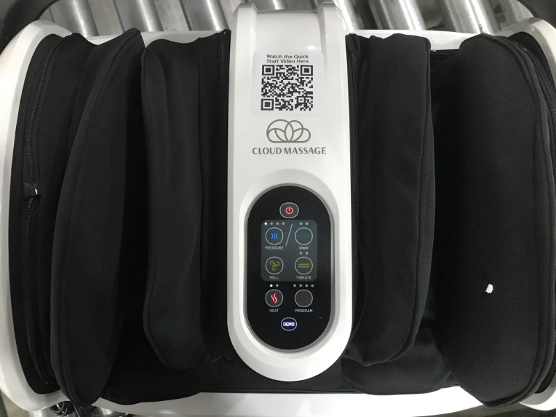 Photo 3 of Cloud Massage Shiatsu Foot Massager Machine - Increases Blood Flow Circulation, Deep Kneading, with Heat Therapy - Deep Tissue, Plantar Fasciitis, Diabetics, Neuropathy (with Remote)